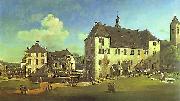 Bernardo Bellotto Courtyard of the Castle at Kaningstein from the South. USA oil painting reproduction